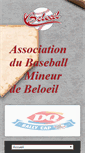 Mobile Screenshot of baseballbeloeil.com